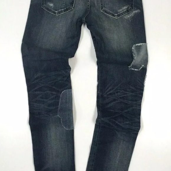 Polo Ralph Lauren Colorado Western Indian Beaded Distressed Patchwork Jeans 26 - Picture 9 of 10